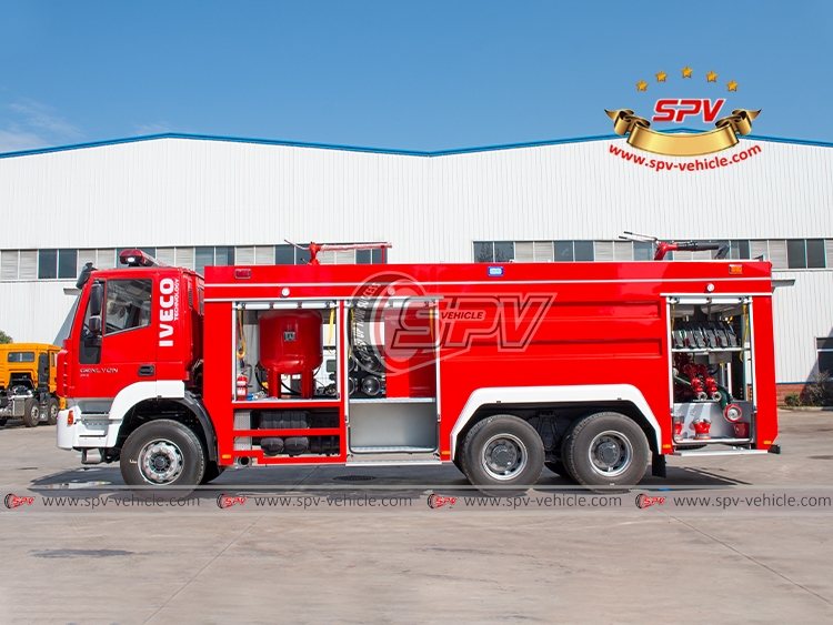 Dry Powder Water Foam Fire Truck IVECO - LS2